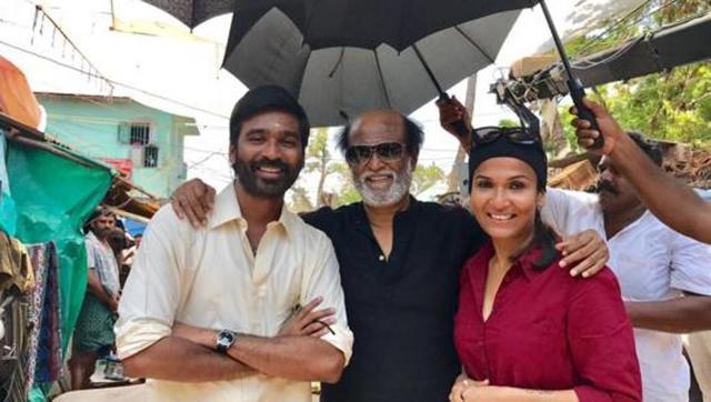 Soundarya Rajinikanth, Dhanush and Rajinikanth on the sets of Velaiilla Pattadhari 2. Soundarya Rajinikanth, Dhanush and Rajinikanth on the sets of Velaiilla Pattadhari 2.