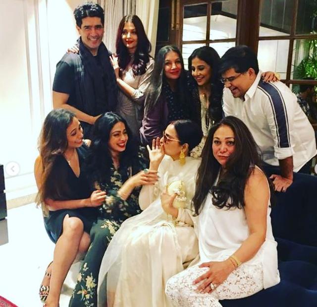 A picture from Sridevi’s Twitter page.