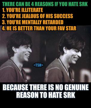 One of @TrollSRKHaters’ many memes. Sabharwal* makes an average of two to three memes daily and says he tries to be positive. One of @TrollSRKHaters’ many memes. Sabharwal* makes an average of two to three memes daily and says he tries to be positive.
