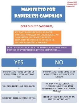 The Manifesto for the paperless campaign. The Manifesto for the paperless campaign.