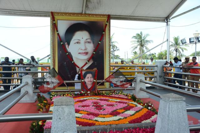 Jayalalithaa memorial in Chennai Jayalalithaa memorial in Chennai