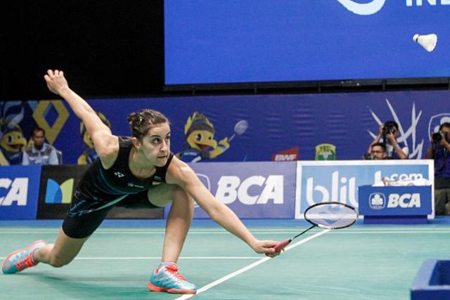 Carolina Marin’s ability to peak at the right time makes her the favourite a the BWF Badminton World Championships in Glasgow. (Getty Images)