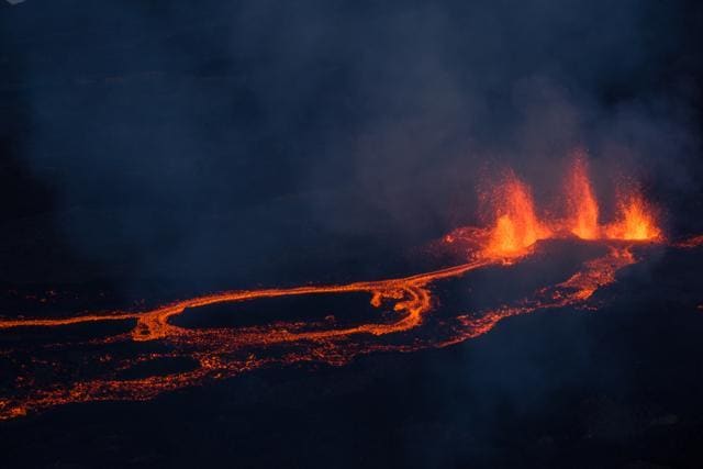 Piton de la Fournaise’s recent eruption was the third this year. (Shutterstock)