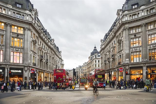 The Oxford Street is a major road in the West End of London, UK. (Shutterstock) The Oxford Street is a major road in the West End of London, UK. (Shutterstock)