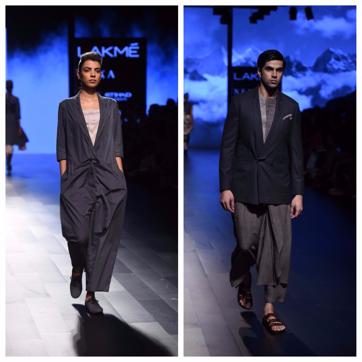 A few designers presented gender-neutral clothing at the fashion week. A few designers presented gender-neutral clothing at the fashion week.