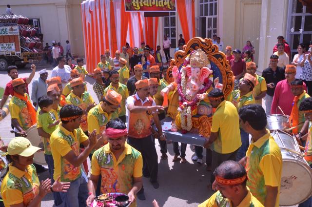 A glimpse from last year’s celebrations of Sarvajanik Ganeshotsav Samiti’s Ganesh Utsav in Gurgaon. A glimpse from last year’s celebrations of Sarvajanik Ganeshotsav Samiti’s Ganesh Utsav in Gurgaon.