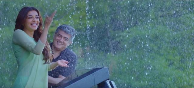 Kajal Aggarwal plays Ajith’s wife in the film.