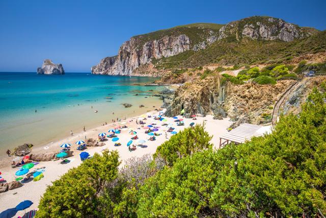 Spaggia di Masua beach in Sardinia, Italy. Italian cities have resorted to bans on everything from outdoor drinking after nightfall to food trucks and street hawkers. (Shutterstock) Spaggia di Masua beach in Sardinia, Italy. Italian cities have resorted to bans on everything from outdoor drinking after nightfall to food trucks and street hawkers. (Shutterstock)
