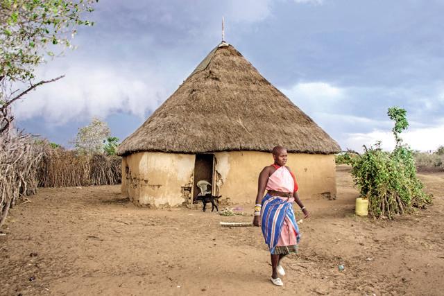Maasai mud-and-wattle traditional homesteads (Sonia Nazareth) Maasai mud-and-wattle traditional homesteads (Sonia Nazareth)