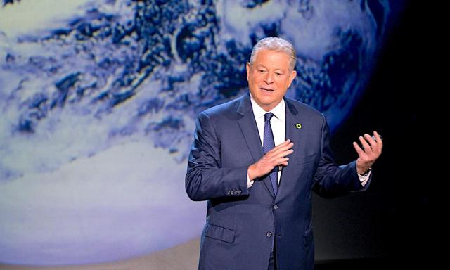 The cleverly titled sequel follows Nobel Peace Prize winner Gore as he travels the world to shake up climate policy. His globetrotting approach, incidentally, has earned him quite a few critics, and calls of ‘hypocrite’. The cleverly titled sequel follows Nobel Peace Prize winner Gore as he travels the world to shake up climate policy. His globetrotting approach, incidentally, has earned him quite a few critics, and calls of ‘hypocrite’.