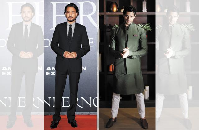 Irrfan Khan and Sidharth Malhotra. (Irrfan Khan wears a suit and shirt from Dior, tie from Ermenegildo Zegna, and shoes from Louboutin. Sidharth Malhotra wears a kurta from Bundi and trousers by Mayyur Girotra) (Getty images) Irrfan Khan and Sidharth Malhotra. (Irrfan Khan wears a suit and shirt from Dior, tie from Ermenegildo Zegna, and shoes from Louboutin. Sidharth Malhotra wears a kurta from Bundi and trousers by Mayyur Girotra) (Getty images)