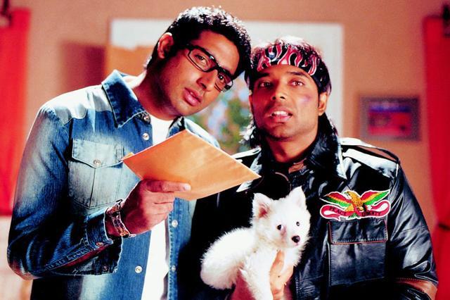 Abhishek and Uday in a still from the film. (Yash Raj Films) Abhishek and Uday in a still from the film. (Yash Raj Films)
