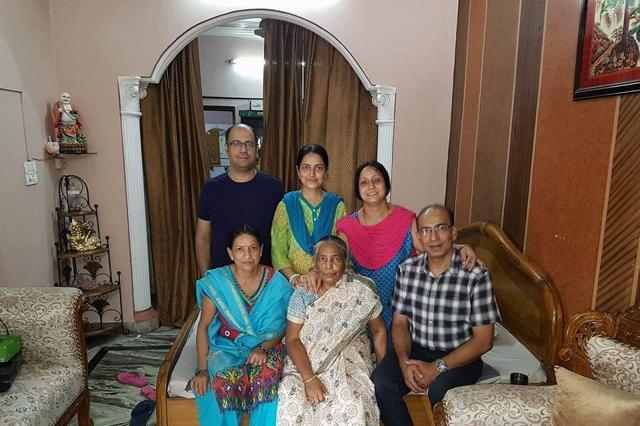Manorama Devi, sitting in the centre, with her family members. (HT file photo.) Manorama Devi, sitting in the centre, with her family members. (HT file photo.)