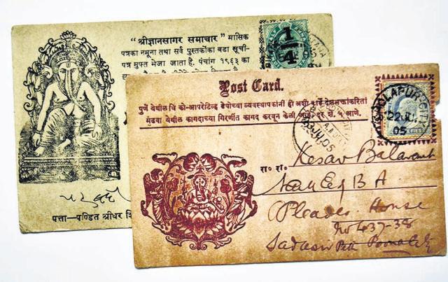 Indian postcards with pictures of the elephant god. (Ravindra Joshi/HT PHOTO) Indian postcards with pictures of the elephant god. (Ravindra Joshi/HT PHOTO)