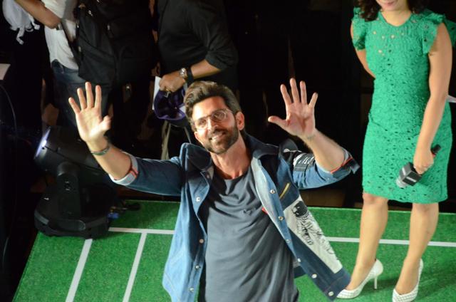 Hrithik Roshan during the launch of a product in Mumbai. (IANS)