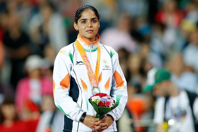 Khushbir Kaur on the podium during the victory ceremony for the women's 20km Race Walk at the 2014 Asian Games in Incheon. She will receive the Arjuna Award on National Sports Day (Aug 29), which is observed to celebrate the birth anniversary hockey legend Major Dhyan Chand. (Getty Images) Khushbir Kaur on the podium during the victory ceremony for the women's 20km Race Walk at the 2014 Asian Games in Incheon. She will receive the Arjuna Award on National Sports Day (Aug 29), which is observed to celebrate the birth anniversary hockey legend Major Dhyan Chand. (Getty Images)