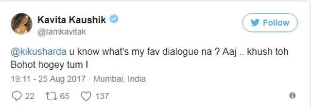 This is what Tv actor Kavita Kaushik wrote
