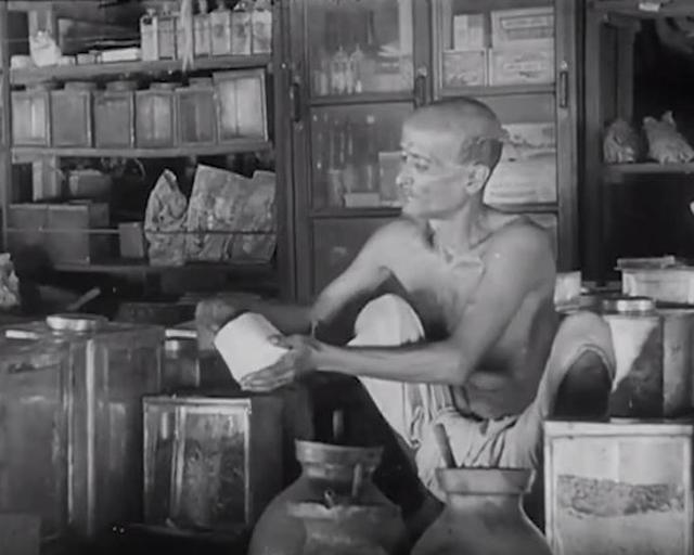 Screengrab of a scene from Tins For India (1941), an early documentary by acclaimed director Bimal Roy. (Courtesy BFI)