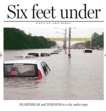 Hindustan Times’ special edition dated July 28, 2005, which chronicled the submerged city on 26/7. (HT Archives)