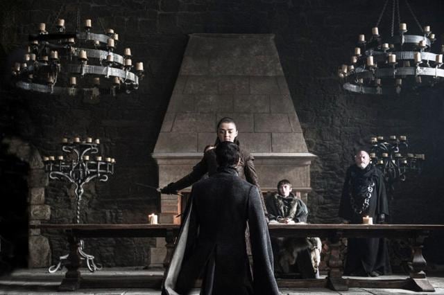 Arya masterfully carrying out the execution. Arya masterfully carrying out the execution.