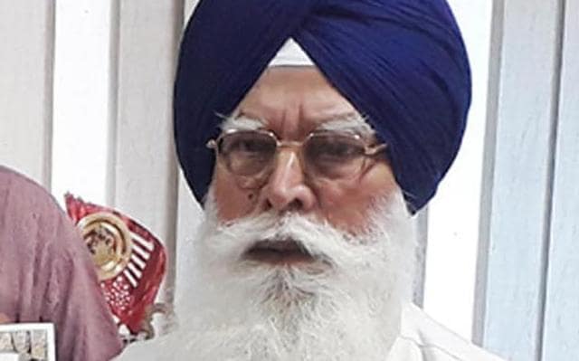 SGPC chief Kirpal Singh Badungar (HT Photo)