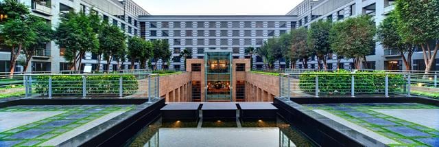 The Grand Hyatt in Mumbai. The Grand Hyatt in Mumbai.