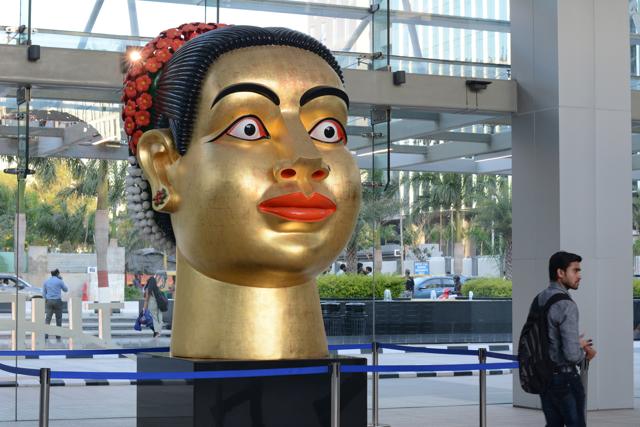 Reddy’s head sculptures exude unabashed sexuality. (Nikhita Venugopal)