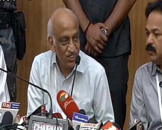 ISRO chairman AS Kiran Kumar. (ANI/Twitter) ISRO chairman AS Kiran Kumar. (ANI/Twitter)