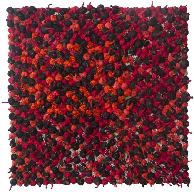 Smriti Dixit has been creating fabric works since the mid-1990s and says getting recognition is hard because textile history goes back thousands of years, and is too familiar to be viewed differently. Smriti Dixit has been creating fabric works since the mid-1990s and says getting recognition is hard because textile history goes back thousands of years, and is too familiar to be viewed differently.