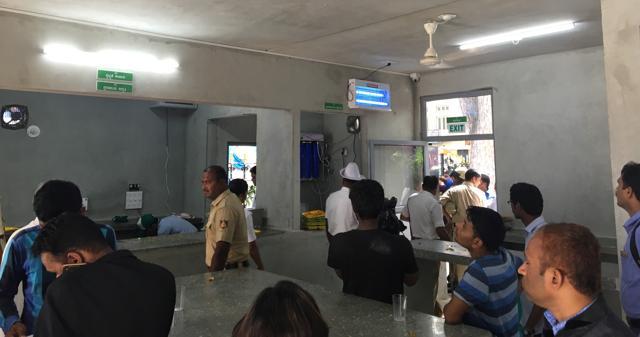 People wait to eat at a newly launched canteen in Bengaluru. Food here goes for as cheap as Rs 5 for breakfast, and Rs 10 for lunch and dinner. People wait to eat at a newly launched canteen in Bengaluru. Food here goes for as cheap as Rs 5 for breakfast, and Rs 10 for lunch and dinner.