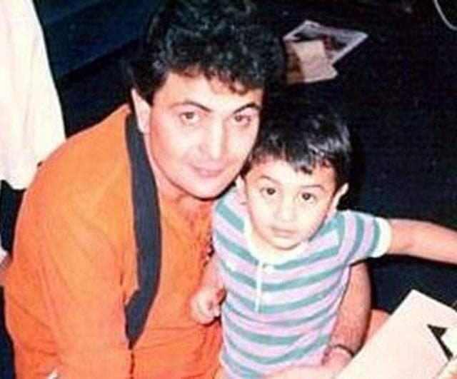 Rishi Kapoor with son, actor Ranbir Kapoor. Rishi Kapoor with son, actor Ranbir Kapoor.