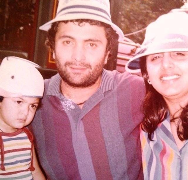 Rishi Kapoor with wife, Neetu Kapoor, and Ranbir Kapoor. Rishi Kapoor with wife, Neetu Kapoor, and Ranbir Kapoor.