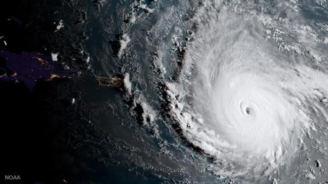 Hurricane Irma, a record Category 5 storm, is seen in this NOAA National Weather Service National Hurricane Center image from GOES-16 satellite. (Reuters/Handout picture NOAA) Hurricane Irma, a record Category 5 storm, is seen in this NOAA National Weather Service National Hurricane Center image from GOES-16 satellite. (Reuters/Handout picture NOAA)