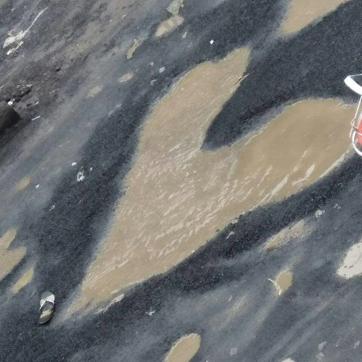 One of the memes doing the rounds on social media shows a pothole in heart shape accompanied by a caption: Vikas has fallen in love. (Photo: Whatsapp)