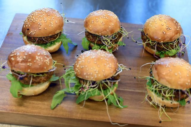 Insect burgers are presented in Zurich, Switzerland. (AP File Photo) Insect burgers are presented in Zurich, Switzerland. (AP File Photo)