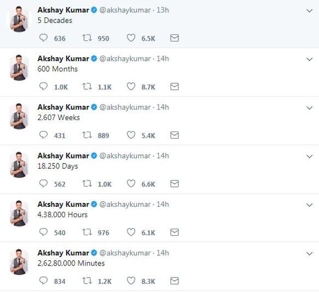 Here’s how Akshay Kumar recalled his life so far.