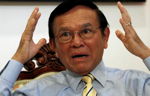 Kem Sokha, leader of the Cambodia National Rescue Party (CNRP), gestures during an interview with Reuters at the CNRP headquarter in Phnom Penh, June 23, 2016. (Reuters File Photo) Kem Sokha, leader of the Cambodia National Rescue Party (CNRP), gestures during an interview with Reuters at the CNRP headquarter in Phnom Penh, June 23, 2016. (Reuters File Photo)