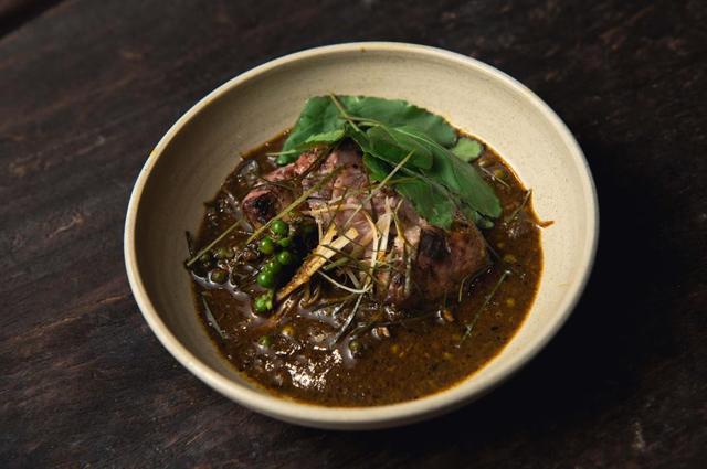 Roast Long Pepper and Tamworth Shoulder Curry at Kiln. (Kilnsoho/Facebook)
