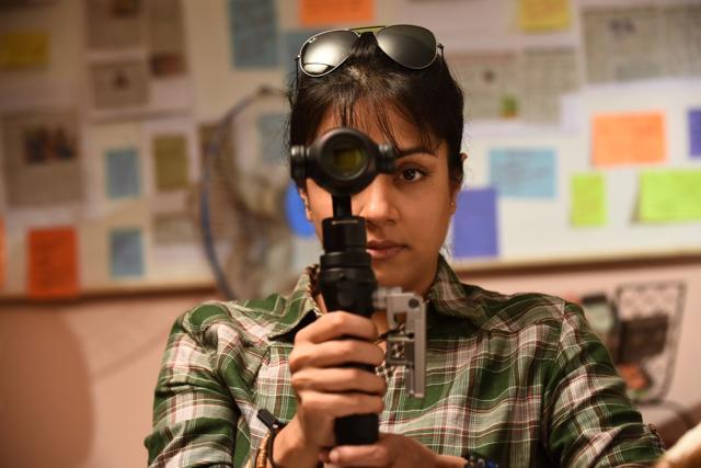 Jyothika plays a documentary filmmaker in the film.