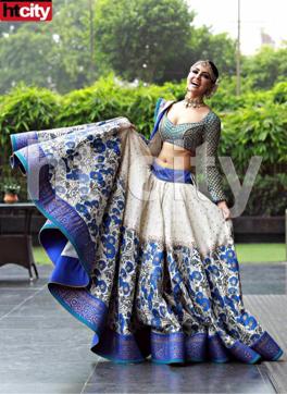 Sana Khan in Reynu Taandon and Apala by Sumit jewellery (Photo: Amal KS)