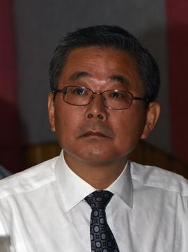 Tsutomu Kikuchi during Pune Dialogue on National Security at YASHADA, Baner in Pune. (Pratham Gokhale/HT PHOTO)