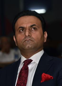 Shaida Mohammad Abdali during Pune Dialogue on National Security at YASHADA, Baner in Pune. (Pratham Gokhale/HT PHOTO)