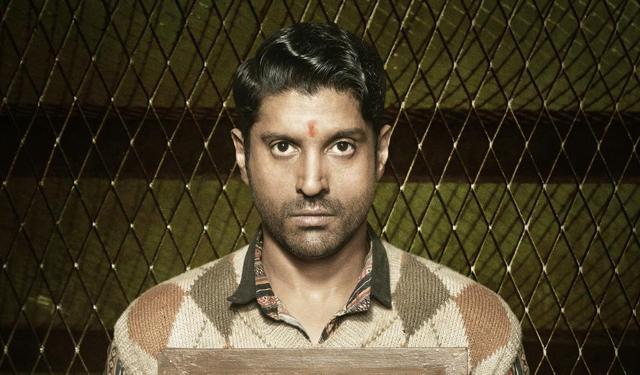 Farhan Akhtar plays a jail inmate in Lucknow Central. Farhan Akhtar plays a jail inmate in Lucknow Central.