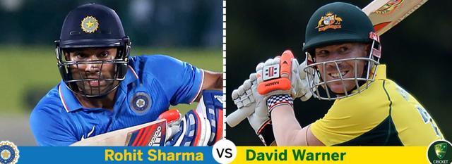 Both Rohit Sharma and David Warner (HT Photo) Both Rohit Sharma and David Warner (HT Photo)