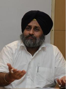 Sukhbir Badal. (HT File ) Sukhbir Badal. (HT File )