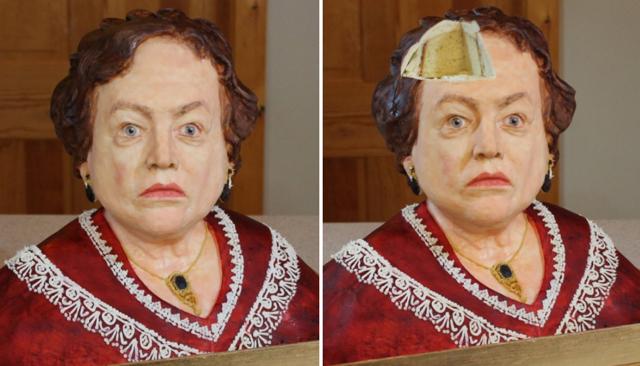 Despite her grotesque designs, nobody has ever refused to eat her cakes. (Katherine Dey Instagram page) Despite her grotesque designs, nobody has ever refused to eat her cakes. (Katherine Dey Instagram page)