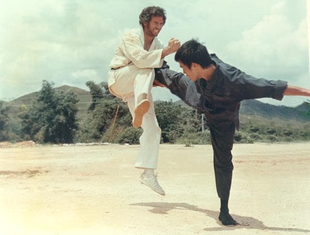 Bob fights Bruce in Way of the Dragon (1972). (Provided by Bob Wall)