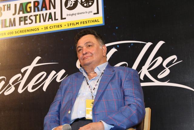 Actor Rishi Kapoor at Jagran Film Festival in New Delhi. (IANS) Actor Rishi Kapoor at Jagran Film Festival in New Delhi. (IANS)