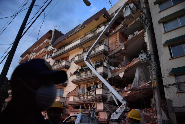 Officials in other countries began to react to the disaster, with many offering to help. US President Donald Trump, who has forged an antagonistic relationship with Mexico since coming to office, tweeted: “God bless the people of Mexico City. We are with you and will be there for you.” (AFP) Officials in other countries began to react to the disaster, with many offering to help. US President Donald Trump, who has forged an antagonistic relationship with Mexico since coming to office, tweeted: “God bless the people of Mexico City. We are with you and will be there for you.” (AFP)