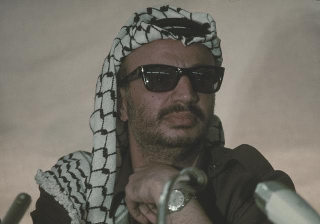 Yasser Arafat at the Arab League summit in Rabat, Morocco in 1974. (Getty Images) Yasser Arafat at the Arab League summit in Rabat, Morocco in 1974. (Getty Images)